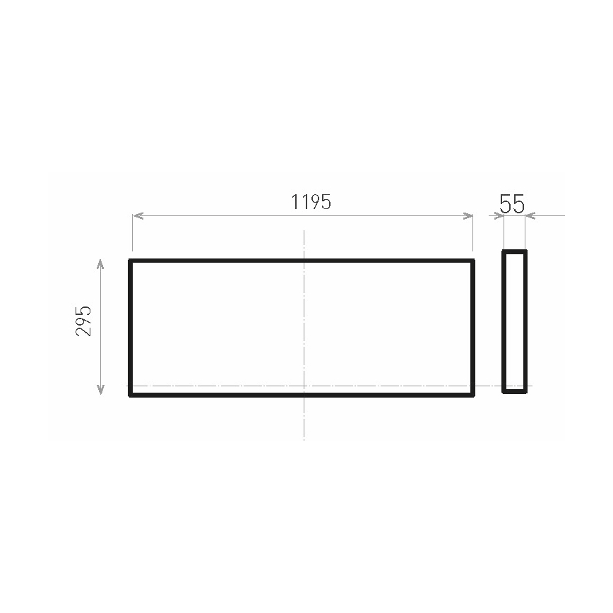 LED Bevestigd lichtpaneel ILLY LED/36W/230V