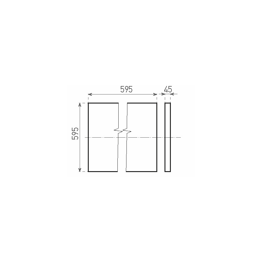 LED Bevestigd lichtpaneel ILLY LED/46W/230V