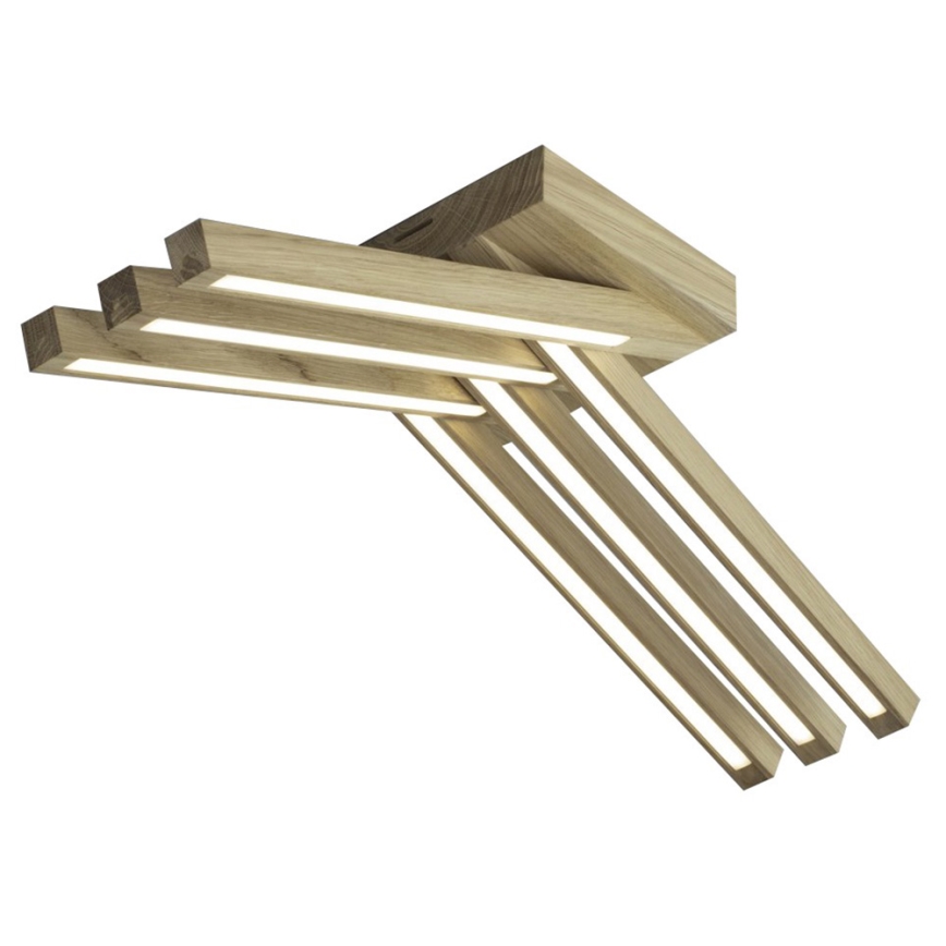 LED Bevestigde Hanglamp LINUS 6xLED/4,5W/230V mat eiken