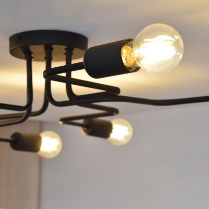 LED Bevestigde Hanglamp TUBE 6xE27/15W/230V
