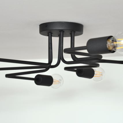 LED Bevestigde Hanglamp TUBE 6xE27/15W/230V