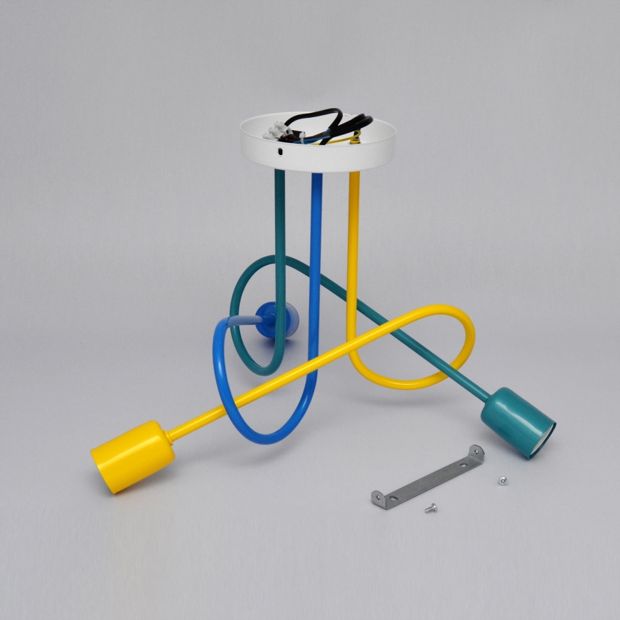 LED Bevestigde hanglamp voor kinderen OXFORD 3xE27/15W/230V