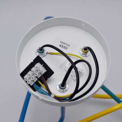 LED Bevestigde hanglamp voor kinderen OXFORD 3xE27/15W/230V