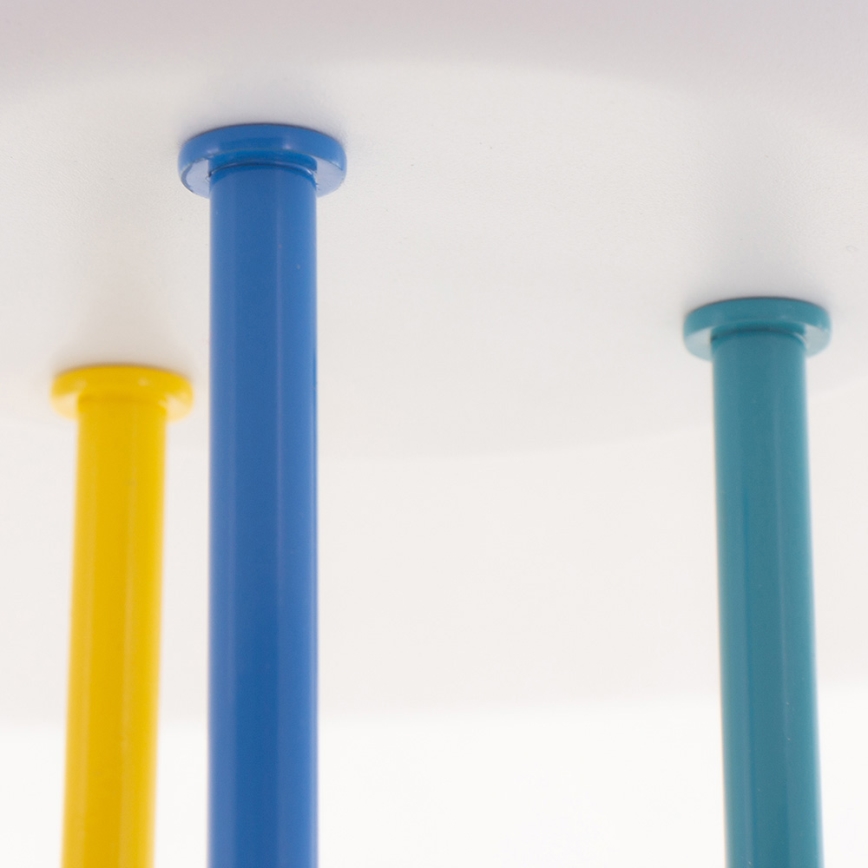 LED Bevestigde hanglamp voor kinderen OXFORD 3xE27/15W/230V