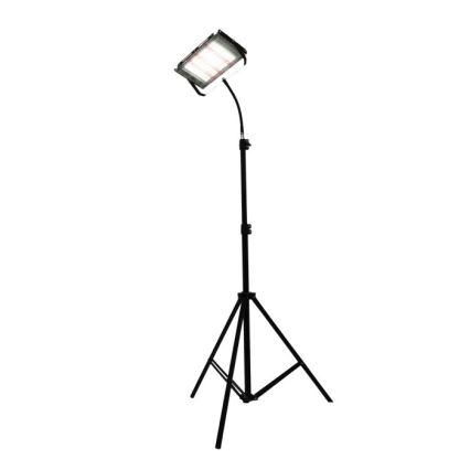 LED Bouwlamp met een standaard voor het kweken van planten FIRON LED/45W/230V IP54 zwart