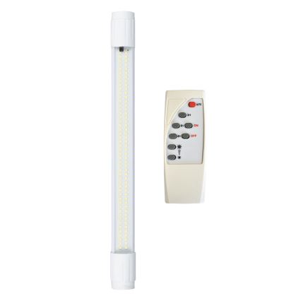 LED Dimbaar buitenshuis buis met sensor en zonnepaneel JIMMY 40W/5000 mAh 3,7V 6000K IP65 + afstandsbediening