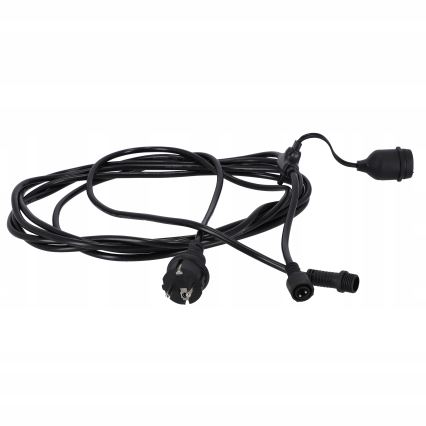 LED buiten decoratieve lichtsnoer 20xE27/1W/230V 20,94 m IP44 zwart
