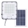 LED Buiten dimbaar zonne- Schijnwerper LED/100W/3,2V 4500K IP65 zwart + afstandsbediening