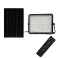 LED Buiten dimbaar zonne- Schijnwerper LED/15W/3,2V IP65 6400K zwart + afstandsbediening