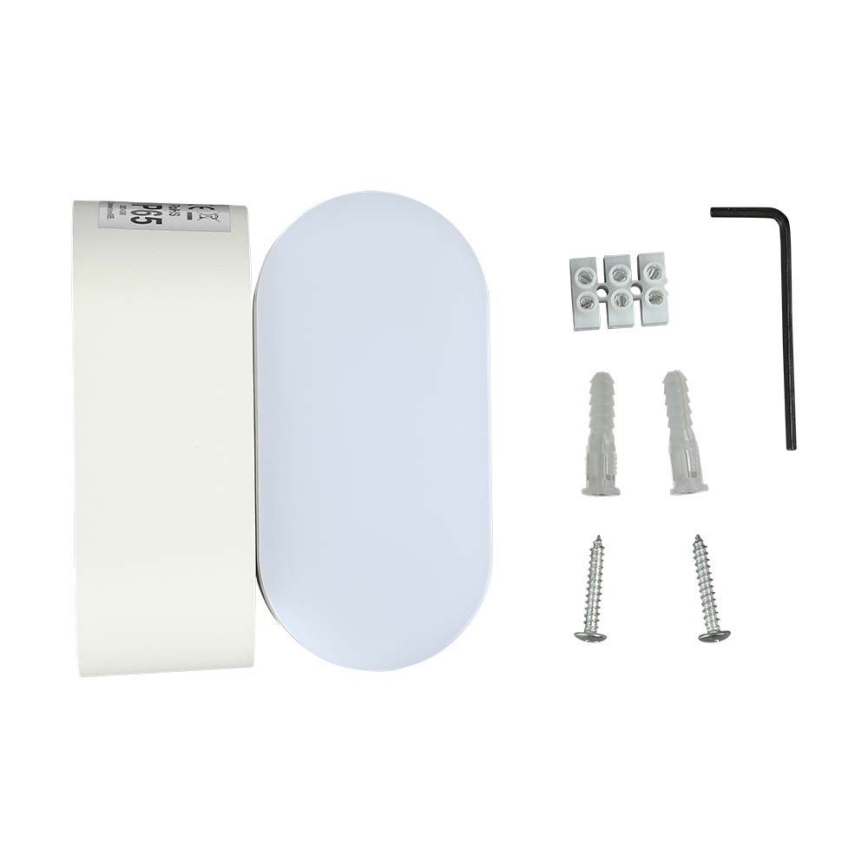 LED Buiten flexibel wandlamp LED/5W/230V 3000K IP65 wit
