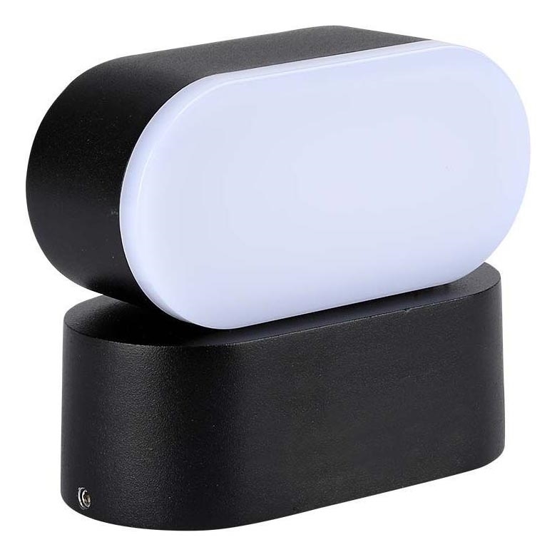 LED Buiten flexibel wandlamp LED/5W/230V 3000K IP65 zwart