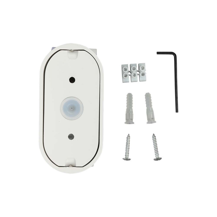 LED Buiten flexibel wandlamp LED/5W/230V 4000K IP65 wit