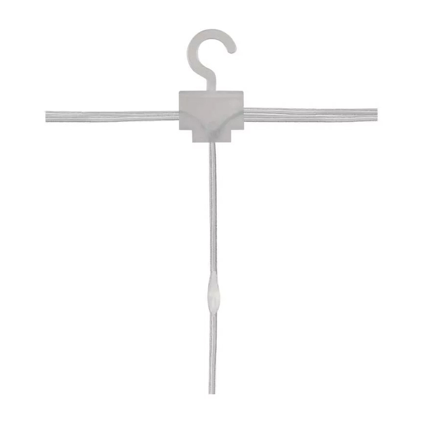 LED buiten kerstlichtsnoer 300xLED/8 functies, 5,9 m, IP44, warm wit