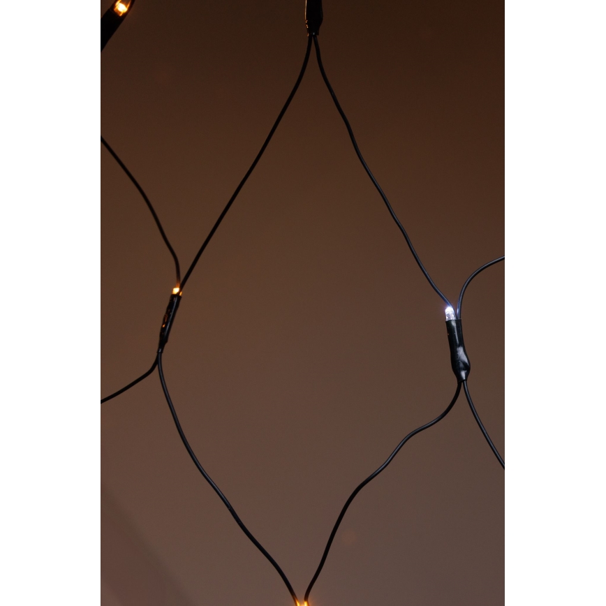 LED buiten kerstnet NET 240xLED/7,2W/230V 1,5x2 m IP44 warm wit