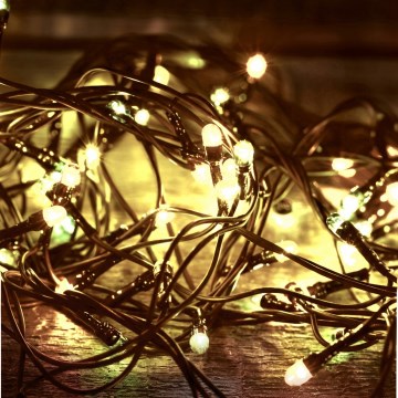 LED buiten kerstsnoer 500xLED/230V 8 functies 40 m IP44 warm wit