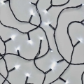 LED buiten kerstsnoer 50xLED/5m IP44 koel wit