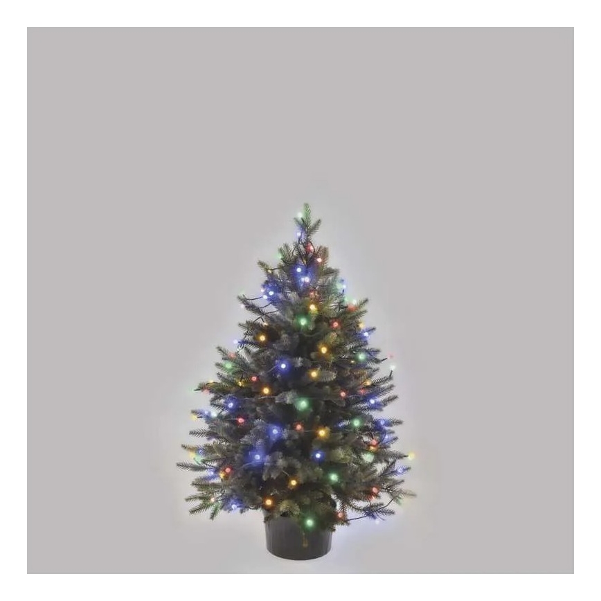 LED buiten kerstsnoer 80xLED/8 functies 13m multicolor IP44