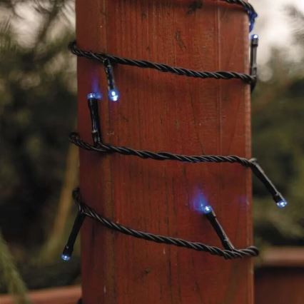 LED buiten kerstverlichting 100xLED/10m IP44 blauw