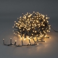 LED buiten kerstverlichting 400xLED/7 functies 11m IP44 warm wit