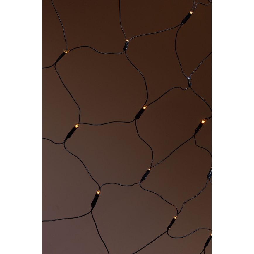 LED Buiten NET-lichtgordijn 240xLED/7,2W/230V 1,5x2 m IP44 warm wit