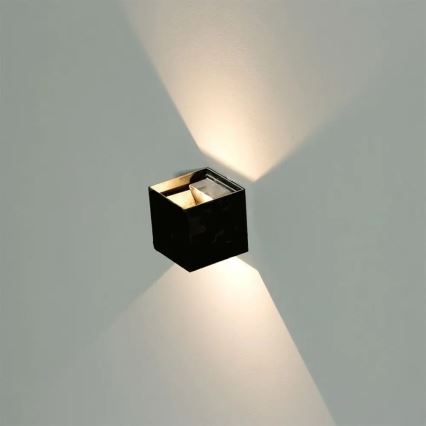 LED Buiten wandlamp LED/11W/230V 3000K IP65 zwart