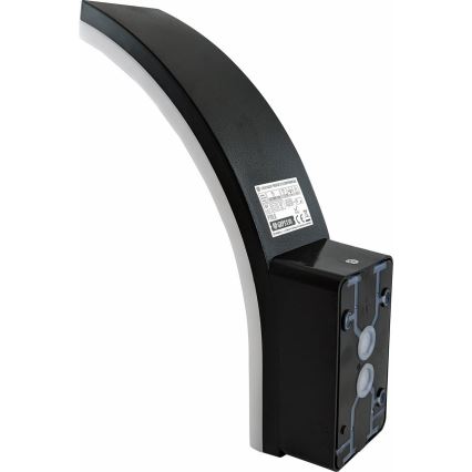 LED Dimbare buiten wandlamp met bewegingssensor en schemersensor LED/12/15/20W/230V IP65 zwart