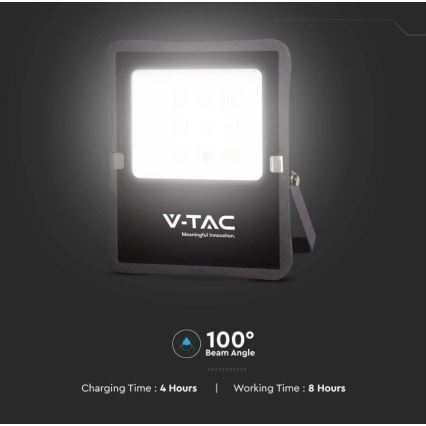 LED Buiten zonne-reflector LED/6W/3,2V 6400K IP65 4000 mAh + afstandsbediening
