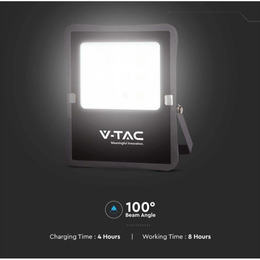 LED Buiten zonne-reflector LED/6W/3,2V 6400K IP65 4000 mAh + afstandsbediening