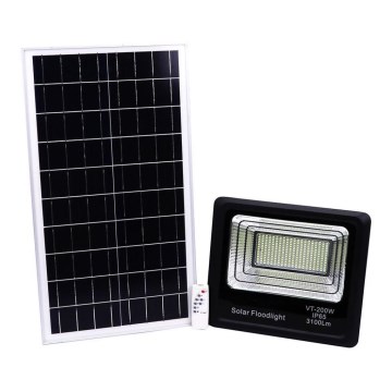 LED Buiten zonne-reflector LED/40W/10V IP65 6000K 20000 mAh + afstandsbediening