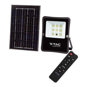 LED Buiten zonne-reflector LED/6W/3,2V 4000K IP65 5000 mAh + afstandsbediening