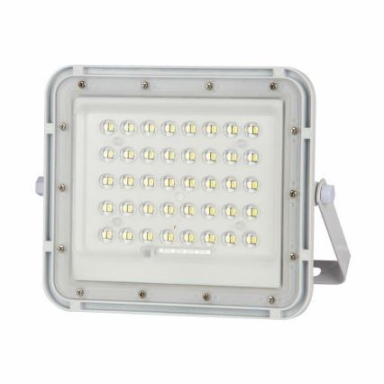 LED Buiten dimbaar zonne- Schijnwerper LED/10W/3,2V IP65 4000K wit + afstandsbediening