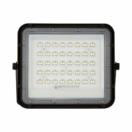 LED Buiten dimbaar zonne- Schijnwerper LED/6W/3,2V IP65 6400K zwart + afstandsbediening