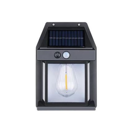 LED Buiten zonne- wandlamp met sensor LED/1W/230V 1200mAh IP65