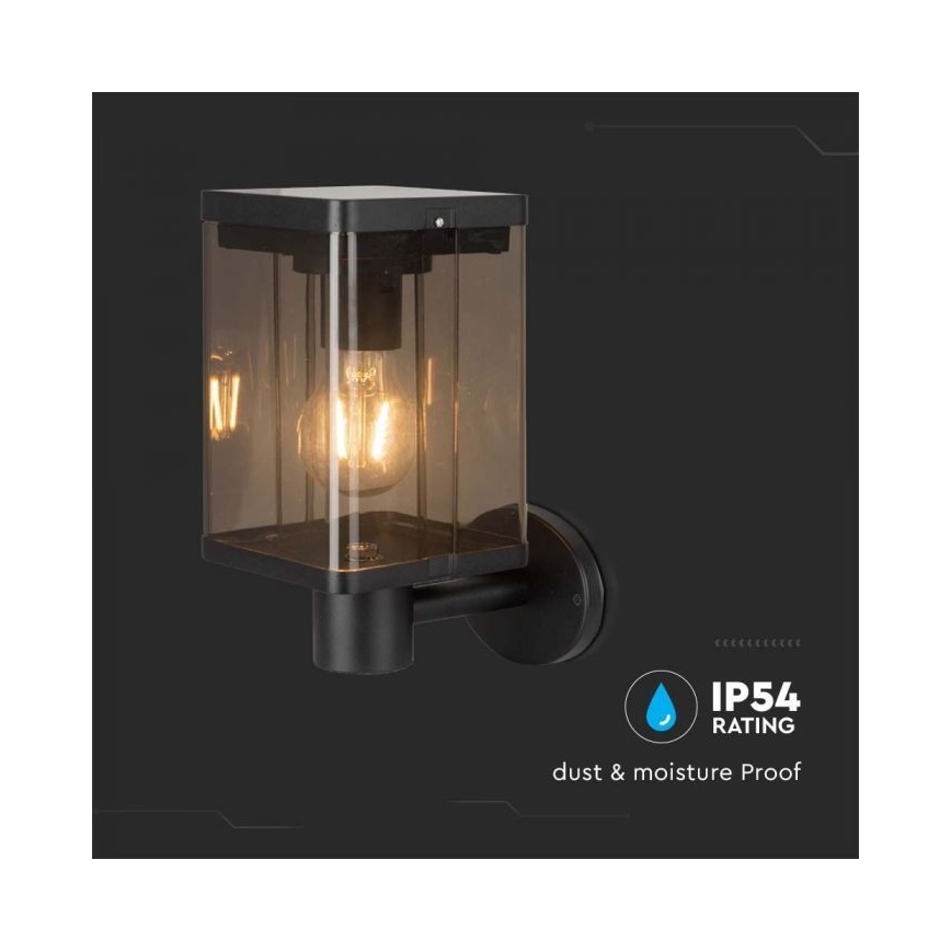 LED Buiten zonne- wandlamp met sensor LED/2,5W/3,7V 3000K IP54