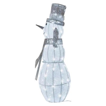 LED Buitenkerstdecoratie 80xLED/3,6W/230V IP44 82 cm sneeuwpop