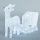 LED Buitenkerstdecoratie LED/3,6W/230V IP44 koud wit rendier