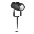 LED Buitenlamp LED/12W/230V 3000K zwart IP65