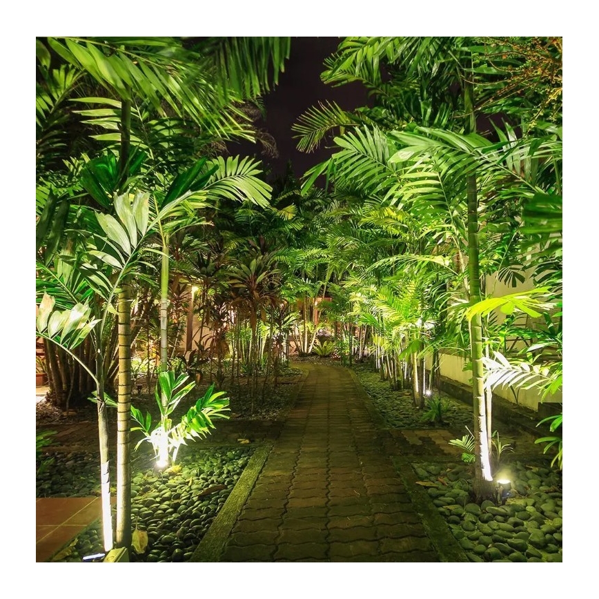 LED Buitenlamp LED/12W/230V 3000K zwart IP65