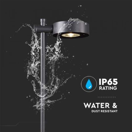 LED buitenlamp LED/7W/230V 4000K IP65 zwart