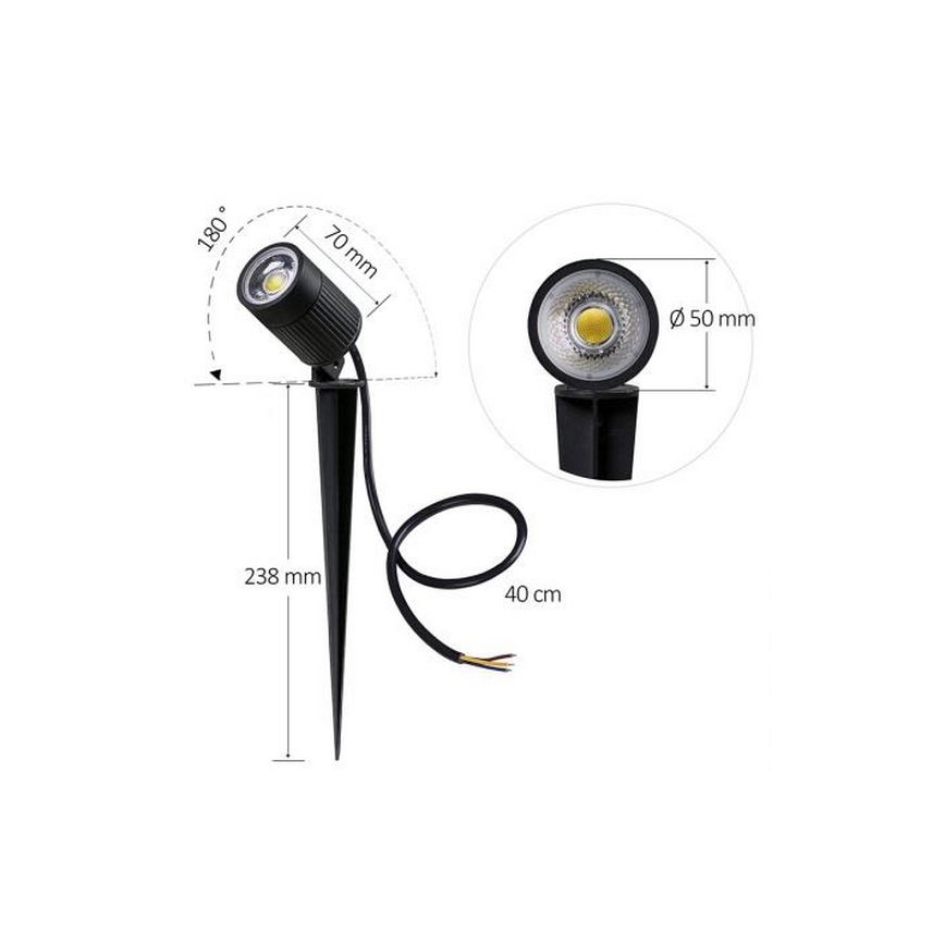 LED Buitenlamp LED/7W/85-264V IP67