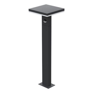 LED Buitenlamp met een sensor BARI LED/10W/230V 4000K 60 cm IP54 antraciet