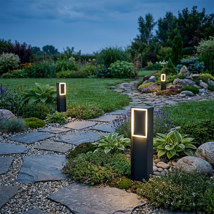 LED buitenlamp MODO LED/4,8W/230V 4000K IP54 30 cm zwart