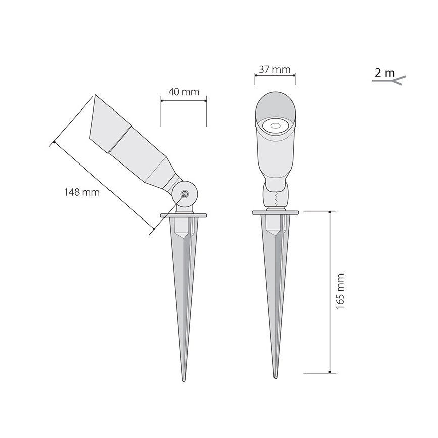 LED Buitenlamp  OKO 1xLED/1W/350mA IP54