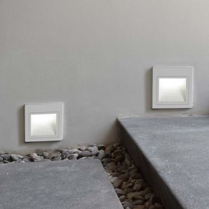 LED Buitenverlichting voor trappen LED/5W/230V 3000K IP65 wit