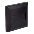 LED Buitenlamp voor trappen LED/2W/230V IP65 4000K zwart