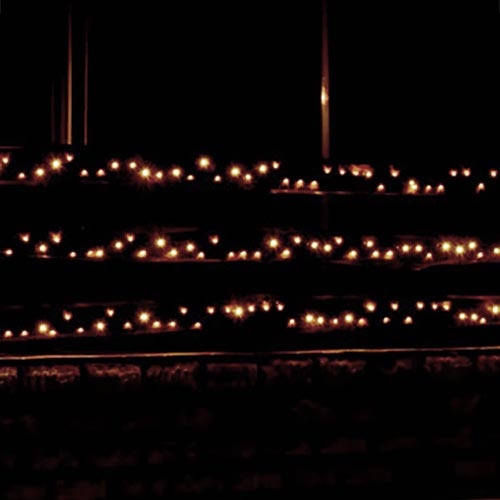 LED Buitenlichtketting 70m 1000xLED/0,06W/230V warm wit IP44