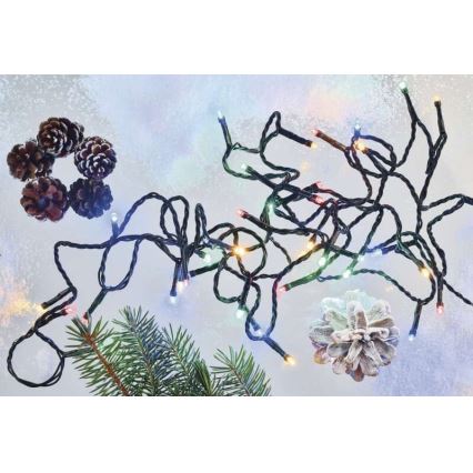 LED buitenlichtsnoer 180xLED/23m IP44 meerkleurig