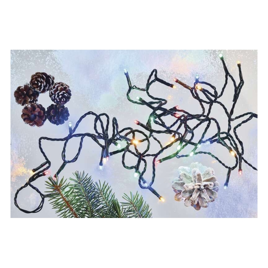 LED buitenlichtsnoer 180xLED/23m IP44 meerkleurig