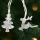 LED-buitenlichtsnoer 20xLED/2xAA 2,2 m IP44 meerkleurig – kerstboompjes en rendieren