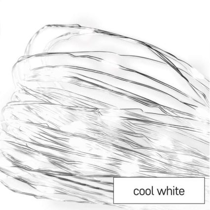 LED buitenlichtsnoer 40xLED/9m IP44 koudwit